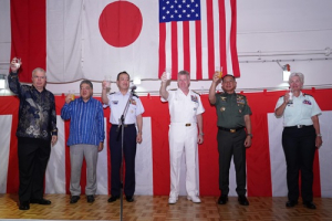TNI Perkuat Diplomasi Militer di Atas Kapal Perang Jepang JS Osumi