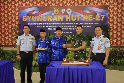 Danlanud Sultan Hasanuddin Hadiri Syukuran HUT ke-27 PPAU 1 IMG 20250828 WA0059