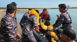 Satlinlamil 3 Asah Kesiapsiagaan, Gelar Latihan SAR Laut di Makassar