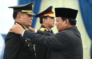 Panglima TNI Hadiri Penganugerahan Pangkat Kehormatan dan Pelantikan Kabinet Merah Putih di Istana Negara