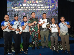Panglima TNI Buka Turnamen Menembak Piala Panglima TNI 2025