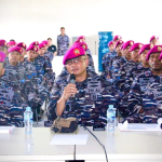 Asintel Danpasmar 3 Ikuti Launching SPPG TNI Serentak Seluruh Indonesia Via Vicon