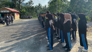 Lanal Dabo Singkep Gelar Bhakti Teritorial Bersama Instansi dan Pelajar