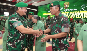 Kasad Pimpin Laporan Korps, 65 Pati TNI AD Resmi Naik Pangkat
