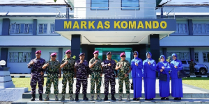 Danpasmar 3 Bangun Komunikasi Strategis Lewat Courtesy Call ke Kodaeral IX Ambon
