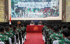 Panglima TNI Beri Pengarahan Personel Purna Tugas Latma Purkota Gelombang I Yordania dan Belarusia
