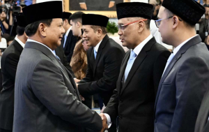 Panglima TNI Hadiri Pelantikan Menteri Kabinet Merah Putih Sisa Masa Jabatan 2024–2029