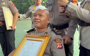 Kisah Ipda Sandy, Tempurung Kepala Diganti Titanium, Naik Pangkat Luar Biasa