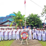 Lanal Simeulue Doa dan Tabur Bunga di Pusara Pahlawan Jelang HUT Ke-80 TNI AL