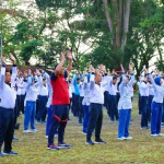Jelang HUT ke-80, Kodaeral IX Ambon Gelar Olahraga Bersama dan Donor Darah