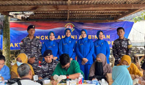 Jelang HUT Ke-80, Lanal Bintan Hadirkan Bakti Kesehatan dan Sosial untuk Warga