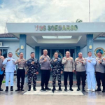 HUT Ke-80 TNI AL, Danlanal Dabo Singkep Disambangi Kapolres dan Kepala Imigrasi