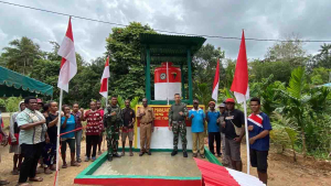 Program TNI Manunggal Air Hadirkan Sumur Bor, Warga Tinggam Akhirnya Nikmati Air Bersih