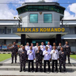 Dankodaeral IX Ambon Sambut Tim Kemenko Polkam