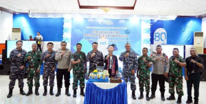 Api Semangat Tri Prasetya, Pasmar 3 Warnai Resepsi HUT ke-80 RRI Sorong