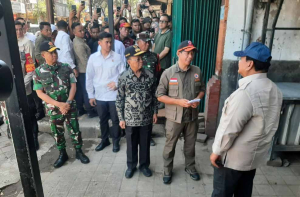 Panglima TNI Dampingi Presiden Prabowo Tinjau Lokasi Banjir Bandang di Bali