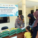 Polsek Cabangbungin Gelar Gerakan Pangan Murah
