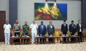 Aslog Danpasmar 3 Hadiri Rapat Paripurna Masa Sidang III Papua Barat Daya
