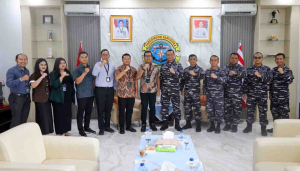 Komandan Kodaeral I Sambut Audiensi Regional CEO Bank Mandiri Sumut