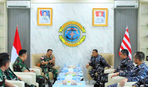 Komandan Kodaeral I Sambut Courtesy Call Komandan Lanud Soewondo