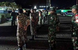 Kodim 1710/Mimika, Banser Beserta Pemuda Gereja Gelar Patroli Humanis Jaga Kamtibmas