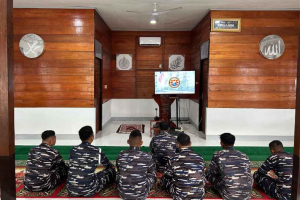 Prajurit Lanal Simeulue Ditekankan Cinta Tanah Air Sebagai Bagian dari Iman