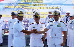 Mayor Laut Bagus Roestiawan Resmi Nakhodai KRI Teluk Amboina-503