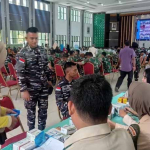 Lanal Dumai Meriahkan Bakti Sosial dan Kesehatan HUT ke-80 TNI di Pekanbaru
