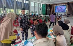 Lanal Dumai Meriahkan Bakti Sosial dan Kesehatan HUT ke-80 TNI di Pekanbaru