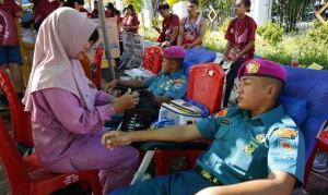 Pasmar 3 Tebar Semangat Kemanusiaan Lewat Donor Darah World Pharmacist Day 2025