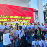 Danlanal Bintan Ikut Semarakkan Aquathlon dan Fun Run Piala Panglima TNI 2025
