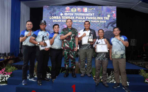 Kasad Pimpin Tim Pati TNI AD Raih Juara Lomba Tembak Eksekutif HUT ke-80 TNI
