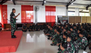 Dandim 1710/Mimika Gelar Jam Komandan dan Sampaikan Arahan Kasad