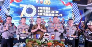 Polda Jabar Gelar Syukuran Hari Lalu Lintas Bhayangkara ke-70