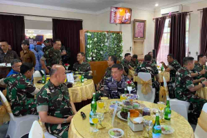 Sambut Kasau di Aceh Besar, Danlanal Sabang Tunjukkan Soliditas Antar Matra