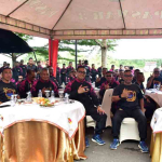 Pasmar 3 Tunjukkan Soliditas Lewat Olahraga Bersama Ribuan Prajurit