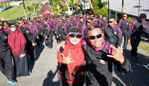 Pasmar 3 Rayakan Validasi Organisasi dengan Olahraga Bersama