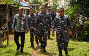 Lanal Banjarmasin Mulai Bedah Rumah Warga Dalam Rangka Karya Bhakti