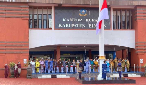 Danlanal Bintan Hadiri Upacara Hari Jadi Ke-23 Provinsi Kepri