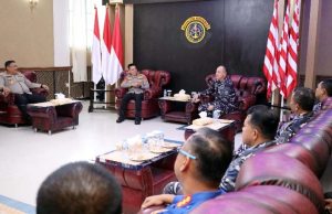Dankodaeral IX Ambon Terima Kunjungan Kapolda Maluku