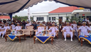 Danlanal Bintan Hadiri Upacara Pelantikan Siswa Dikmata TNI AL Satdik 1 Kodiklatal