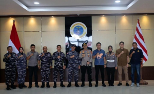 Lanal Dumai dan Polres Dumai Perkuat Sinergi Lewat Silaturahmi Penuh Keakraban