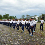 Sehat Bersama Prajurit Denmako Pasmar 3 Laksanakan Senam SKJ 88
