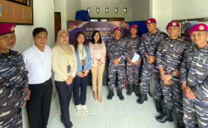 Staf Akun Pasmar 3 Rayakan HUT Ke-77 Korps Suplai TNI AL dengan Syukuran