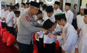 Kapolda Jabar Ajak Anak Yatim Doa Bersama, Harapkan Kedamaian Bangsa