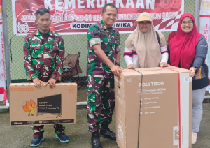 Para Pemenang Lomba HUT RI Ke-80 Terima Hadiah dari Dandim 1710/Mimika