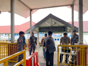Danlanal Sabang Pimpin Apel Pasukan, Fokus Amankan Pelabuhan Ulee Lheu dari Potensi Unjuk Rasa