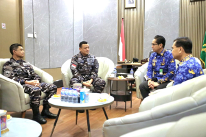 Komandan Kodaeral I Sapa Wali Kota Medan dalam Courtesy Call Penuh Keakraban