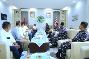 Kodaeral I dan Pelindo Regional I Perkuat Kolaborasi Demi Keamanan Maritim Belawan