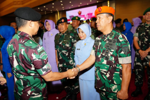 Panglima TNI Pimpin Laporan Korps Kenaikan Pangkat 177 Pati